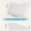 Orthotic Memory Foam Pillow for Neck and Cervical Support - Ideal for Back, Belly, and Side Sleepers Neck Protection