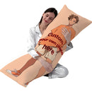 Custom Make Your Own Long Body Pillow Upload Full Body Portrait Pet Picture Personalized Extra Long Sleeping Cushion Stylish Hom