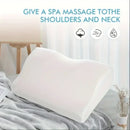 Orthotic Memory Foam Pillow for Neck and Cervical Support - Ideal for Back, Belly, and Side Sleepers Neck Protection