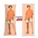 Custom Make Your Own Long Body Pillow Upload Full Body Portrait Pet Picture Personalized Extra Long Sleeping Cushion Stylish Hom