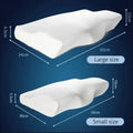 Orthotic Memory Foam Pillow for Neck and Cervical Support - Ideal for Back, Belly, and Side Sleepers Neck Protection