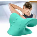 Suporte Cervical Massageador para Alívio de Dor
