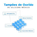 Tampões de Ouvido de Silicone Impermeável para Natação