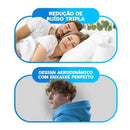 Tampão de Ouvido Antirruído Multicamadas de Silicone Confortável