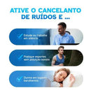 Tampão de Ouvido Antirruído Multicamadas de Silicone Confortável