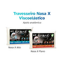 Travesseiro Nasa X Viscoelástico com Apoio Anatômico - Portal Das Compras