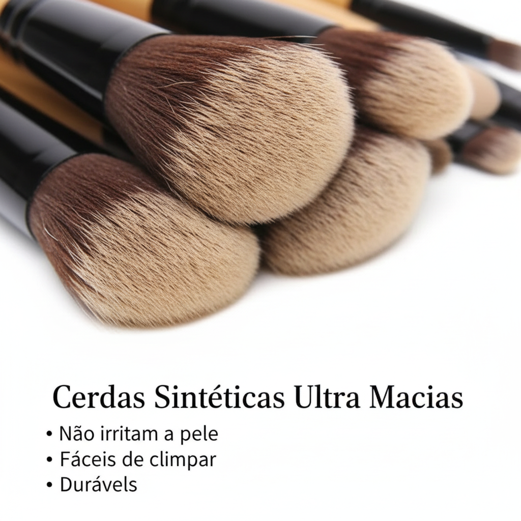 Cerdas Sintéticas Ultra Macias — Não irritam a pele