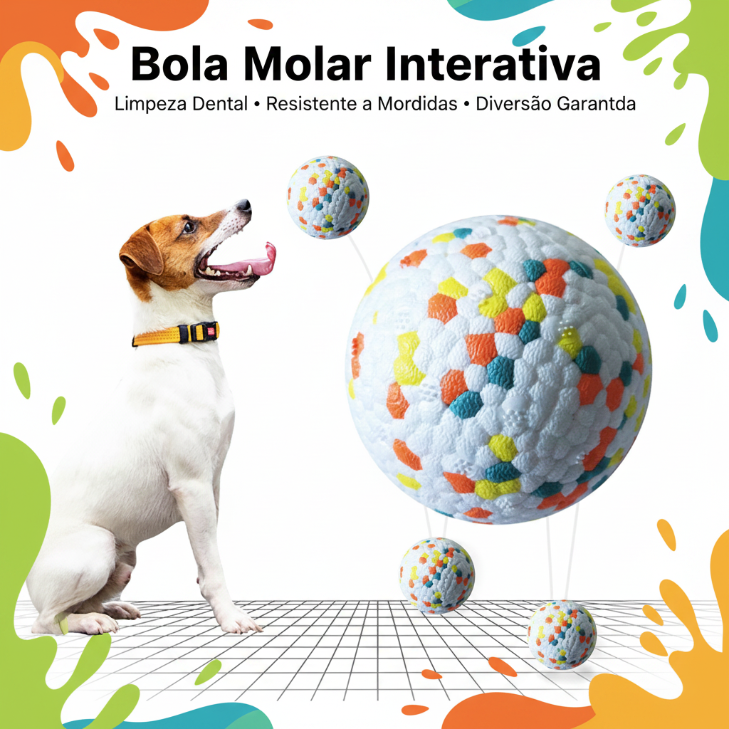 Bola Molar Interativa — Limpeza Dental e Diversão