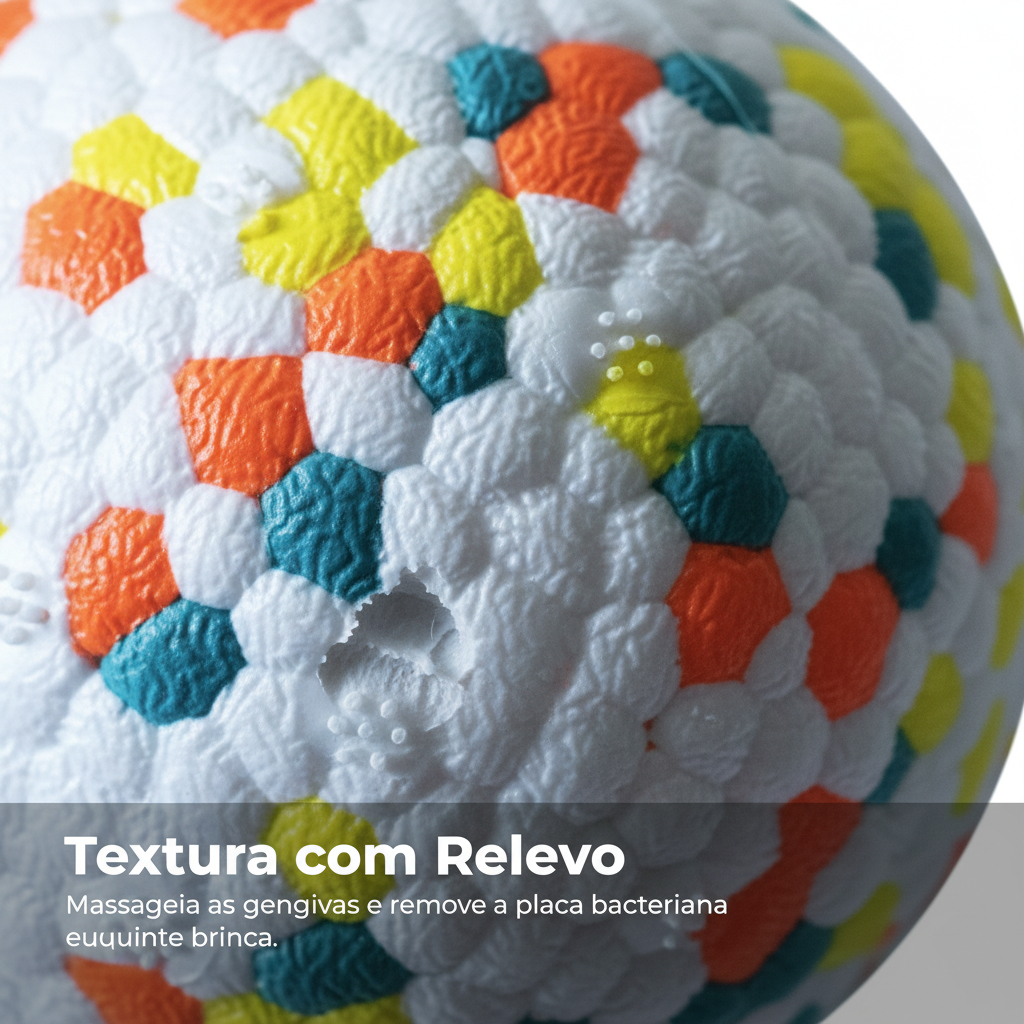 Textura com Relevo — Massageia as gengivas