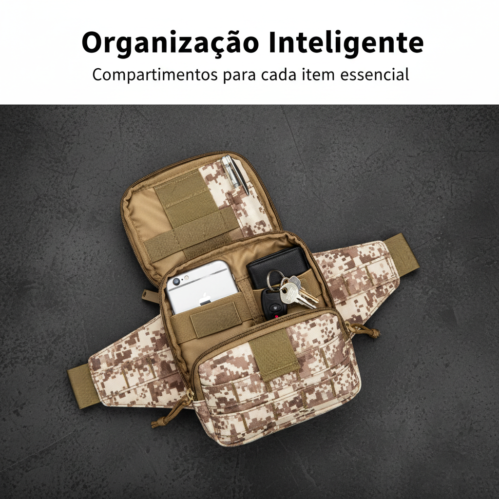 Organização Inteligente — Compartimentos para cada item essencial