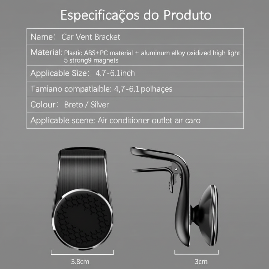 Especificações do Produto em Português