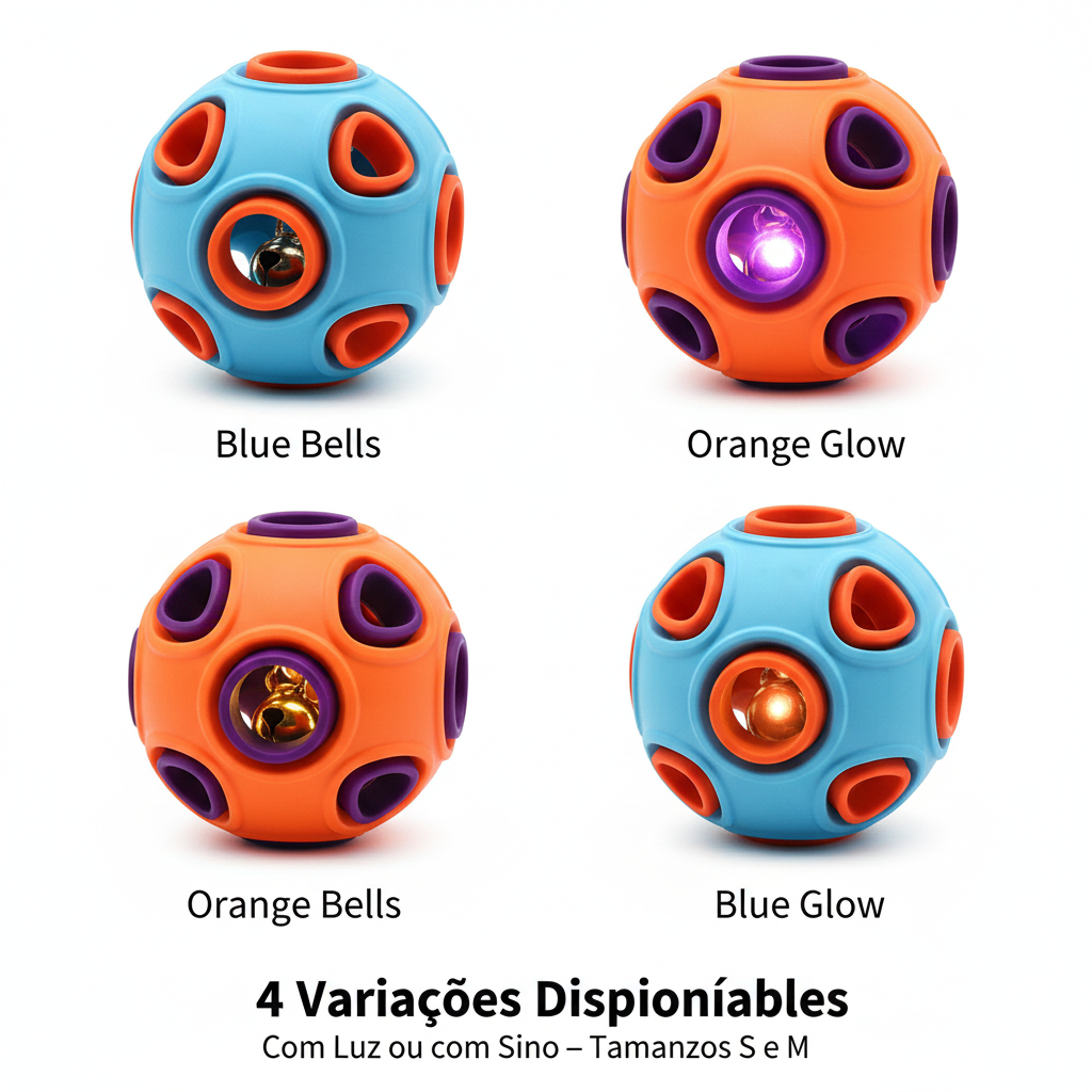 4 Variações Disponíveis — Luz ou Sino