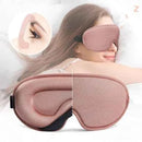 Máscara de Dormir de Seda com Design 3D
