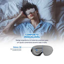 Máscara de Dormir de Seda com Design 3D