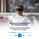 Máscara 3D Bluetooth para Dormir com Bloqueio de Luz e Som HD