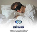 Máscara 3D Bluetooth para Dormir com Bloqueio de Luz e Som HD